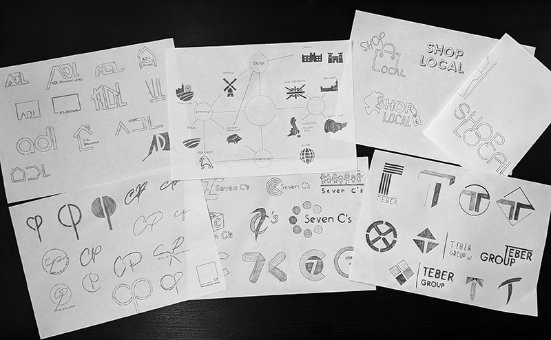 sketches, tpd creative, desk, design, designer